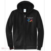Travel Wanderlust World Map Adventure Traveler Gift Full Zip Hoodie thumb 0
