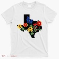 Texas Wildflowers With Bluebonnets T-Shirt thumb 0