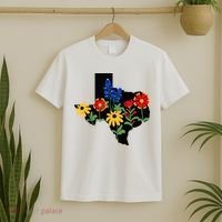 Texas Wildflowers With Bluebonnets T-Shirt thumb 2