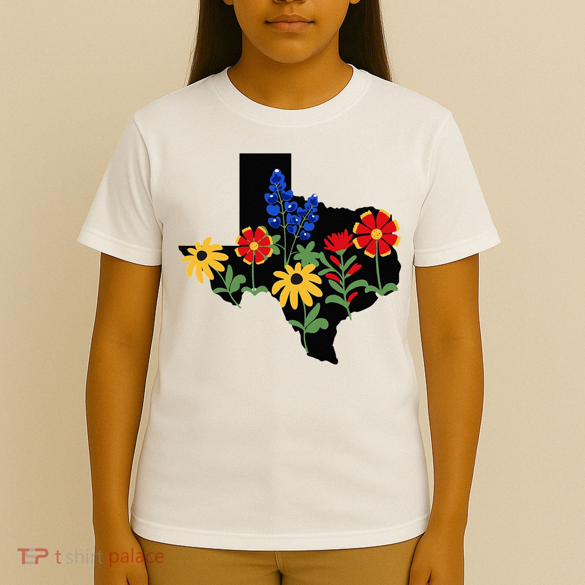 Texas Wildflowers With Bluebonnets T-Shirt