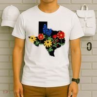 Texas Wildflowers With Bluebonnets T-Shirt thumb 6