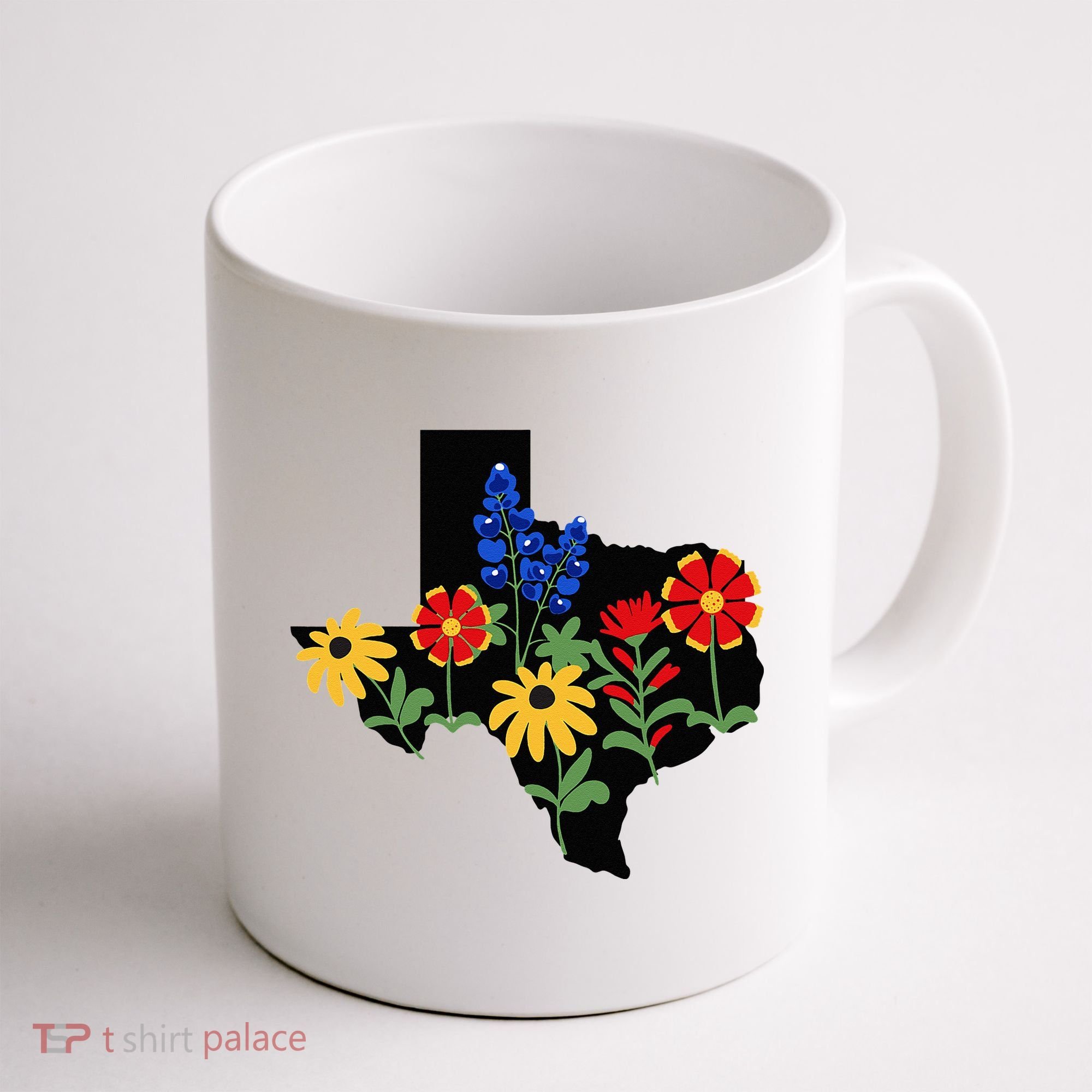 Texas Wildflowers With Bluebonnets Coffee Mug