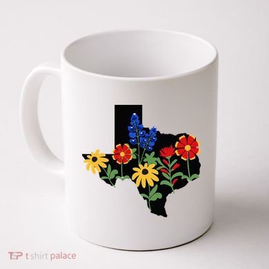 Texas Wildflowers With Bluebonnets Coffee Mug