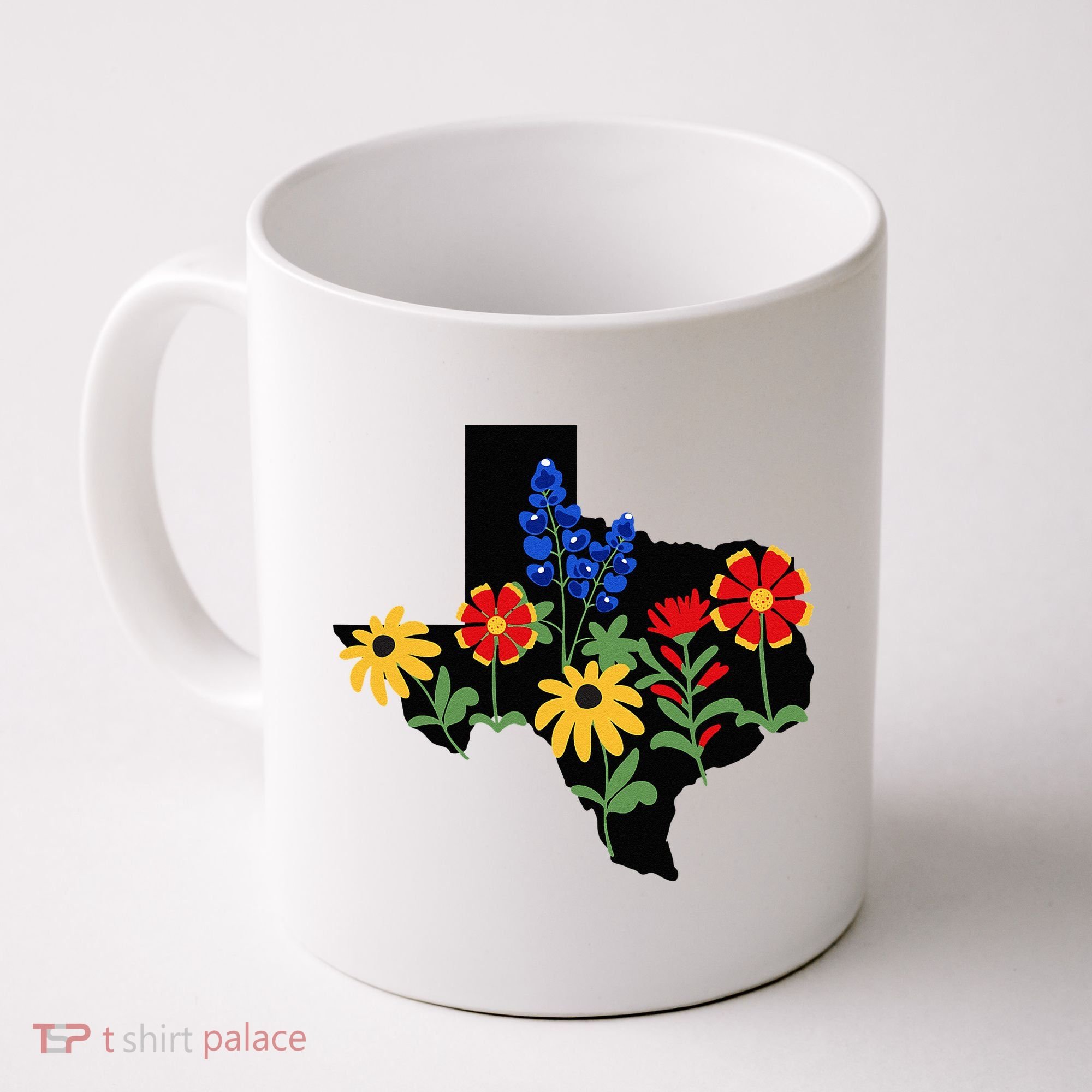 Texas Wildflowers With Bluebonnets Coffee Mug