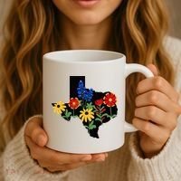 Texas Wildflowers With Bluebonnets Coffee Mug thumb 3