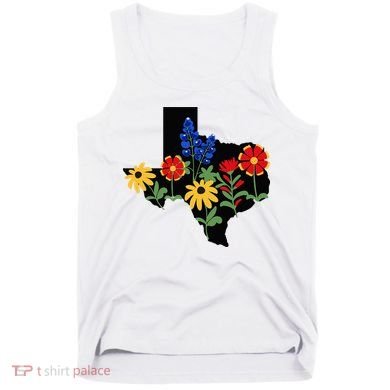 Texas Wildflowers With Bluebonnets Tank Top