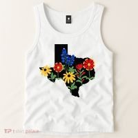Texas Wildflowers With Bluebonnets Tank Top thumb 2