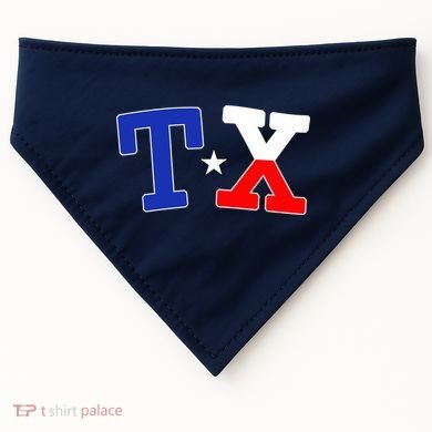 TX Logo Texas State USA-Made Doggie Bandana