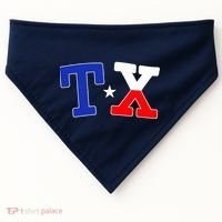 TX Logo Texas State USA-Made Doggie Bandana thumb 0