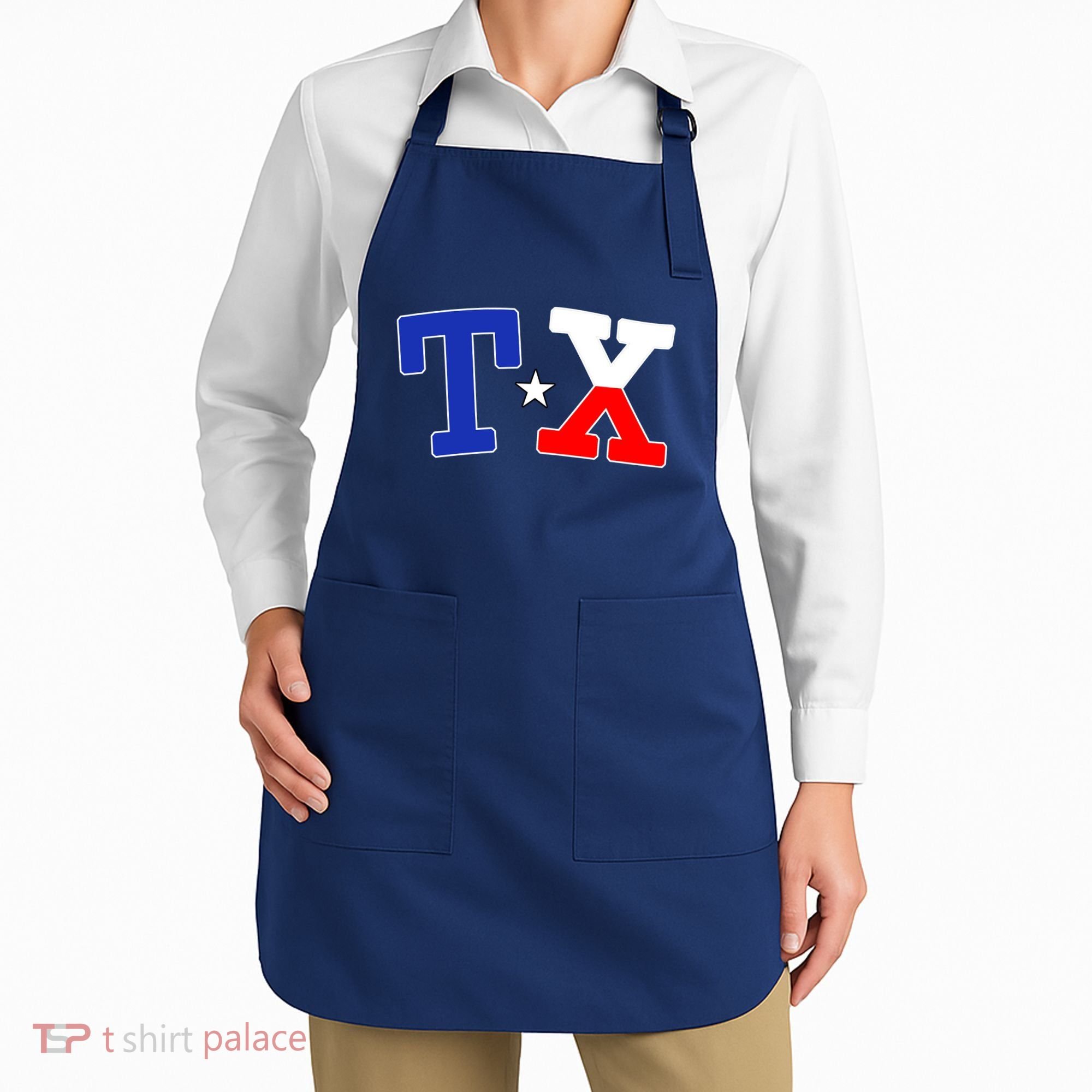 TX Logo Texas State Apron