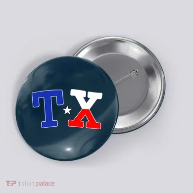 TX Logo Texas State Button
