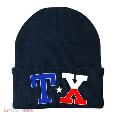 TX Logo Texas State Beanie