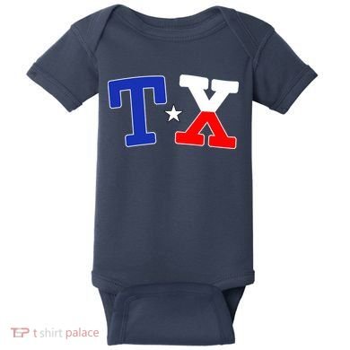 TX Logo Texas State Baby Bodysuit