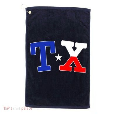 TX Logo Texas State Golf Towel