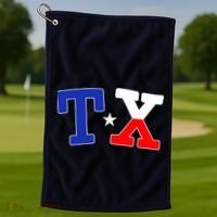 TX Logo Texas State Golf Towel thumb 1