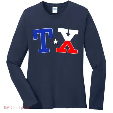 TX Logo Texas State Women's Long Sleeve Shirt