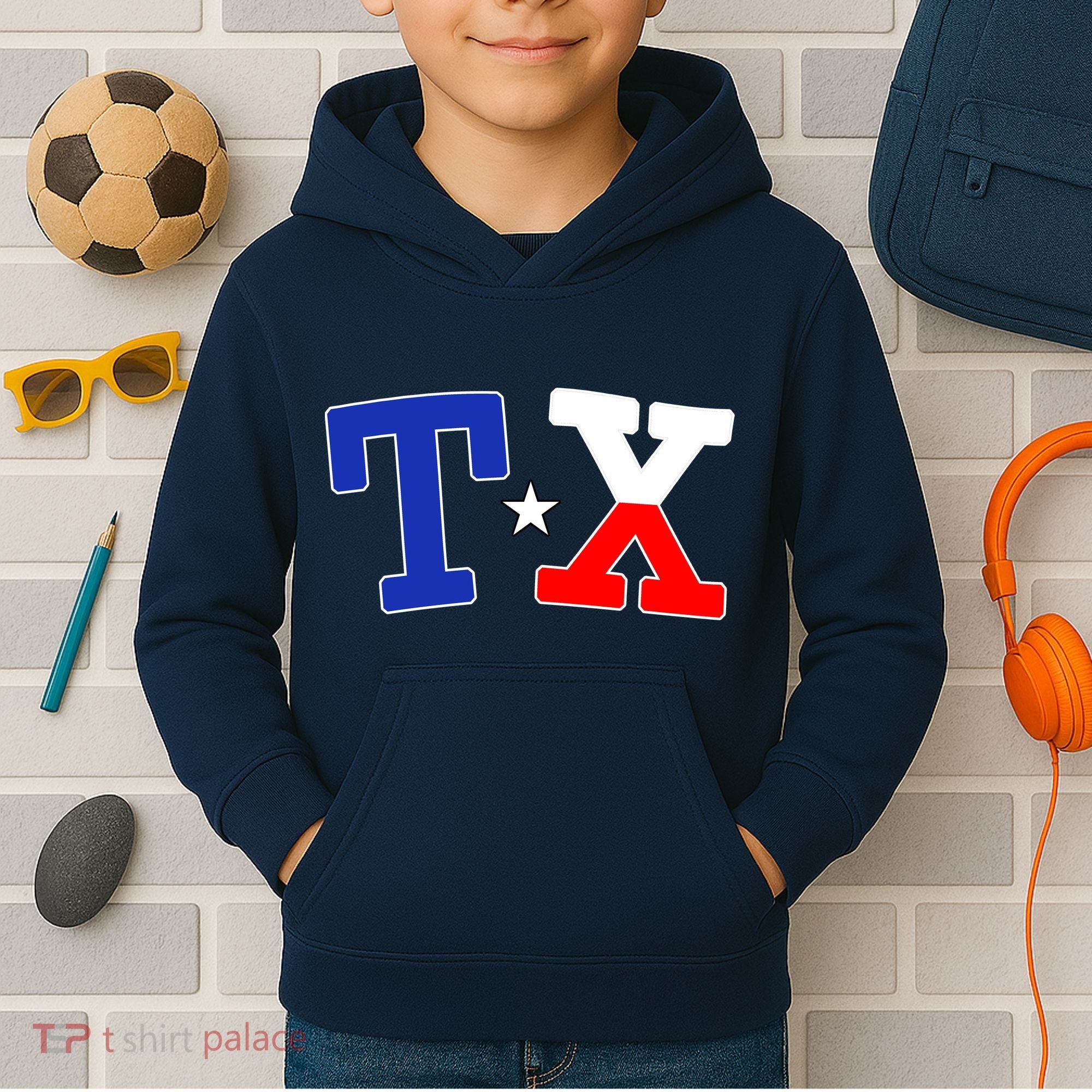 TX Logo Texas State Kids Hoodie