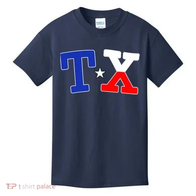 TX Logo Texas State Kids T-Shirt