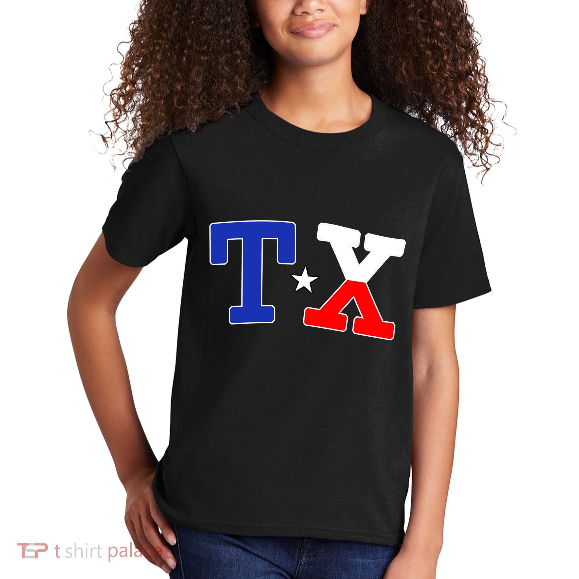 TX Logo Texas State Kids T-Shirt