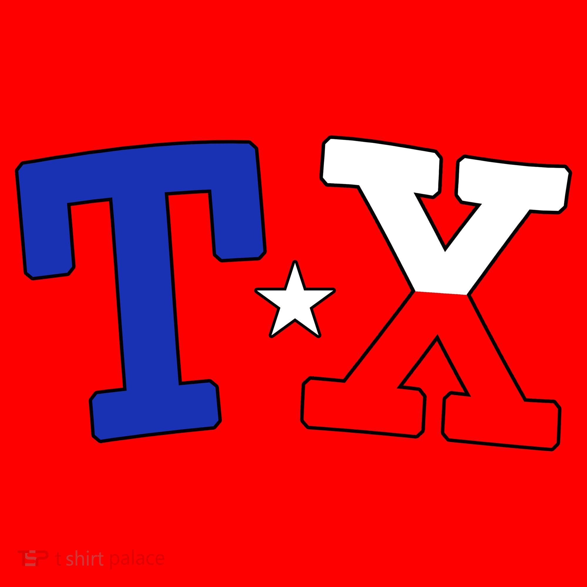 TX Logo Texas State Santa Hat