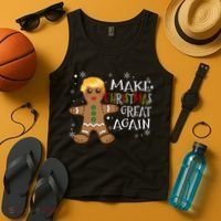 Trump Xmas Make Christmas Great Again Christmas Tank Top thumb 4