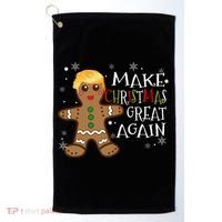 Trump Xmas Make Christmas Great Again Christmas Golf Towel thumb 0