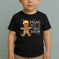 Trump Xmas Make Christmas Great Again Christmas Toddler T-Shirt thumb 2