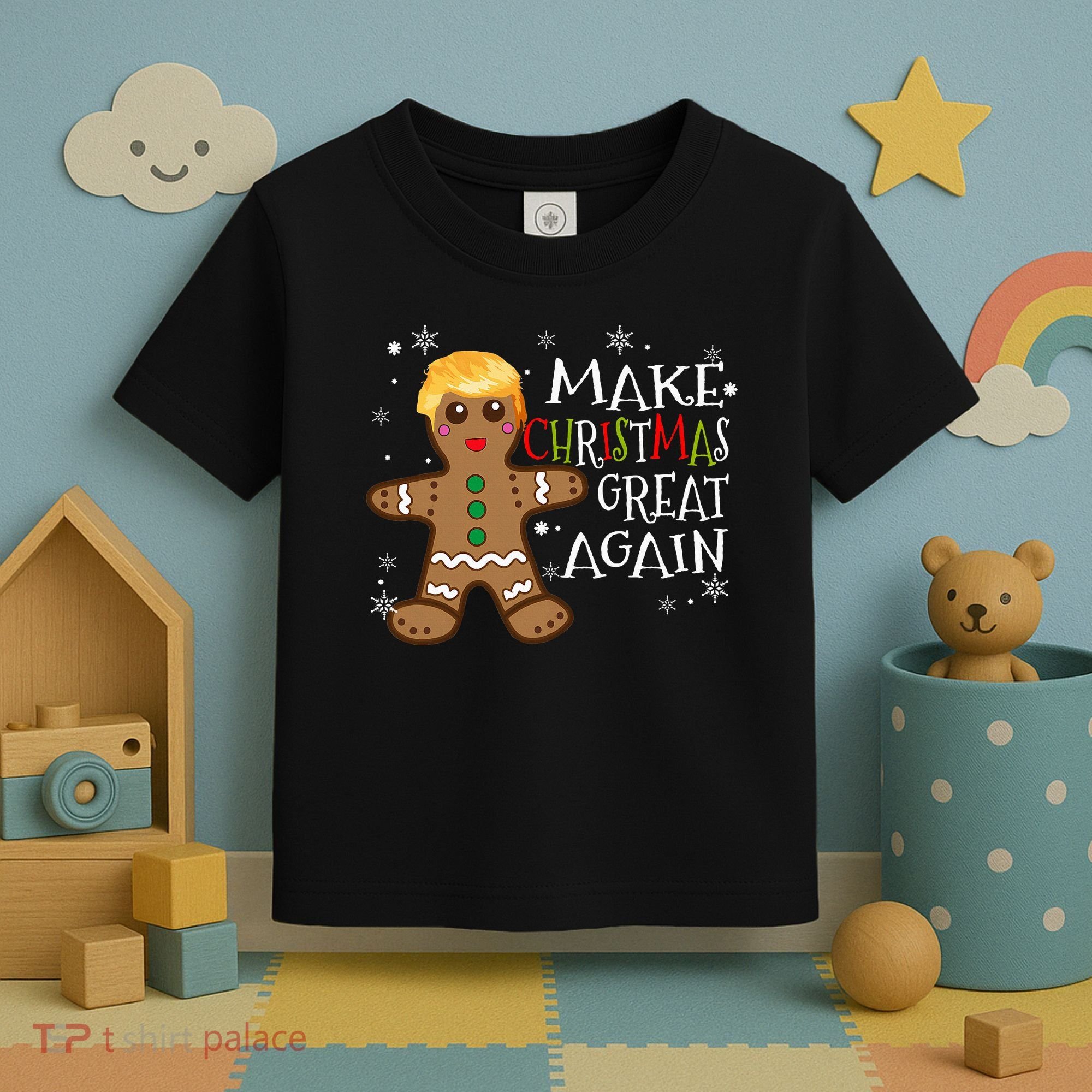 Trump Xmas Make Christmas Great Again Christmas Toddler T-Shirt
