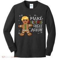 Trump Xmas Make Christmas Great Again Christmas Kids Long Sleeve Shirt thumb 0