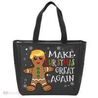 Trump Xmas Make Christmas Great Again Christmas Tote Bag thumb 0