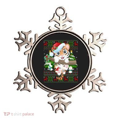 Tiger Xmas Style Ugly Santa Tiger Christmas Gift Ornament