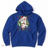 Tiger Xmas Style Ugly Santa Tiger Christmas Gift Hoodie thumb 0