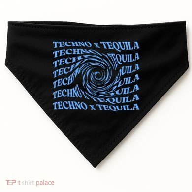 Techno X Tequila USA-Made Doggie Bandana