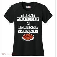 Treat Yourself A Round Of Sausage Women's Cooling Performance Crew T-Shirt thumb 0