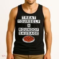 Treat Yourself A Round Of Sausage Tank Top thumb 3