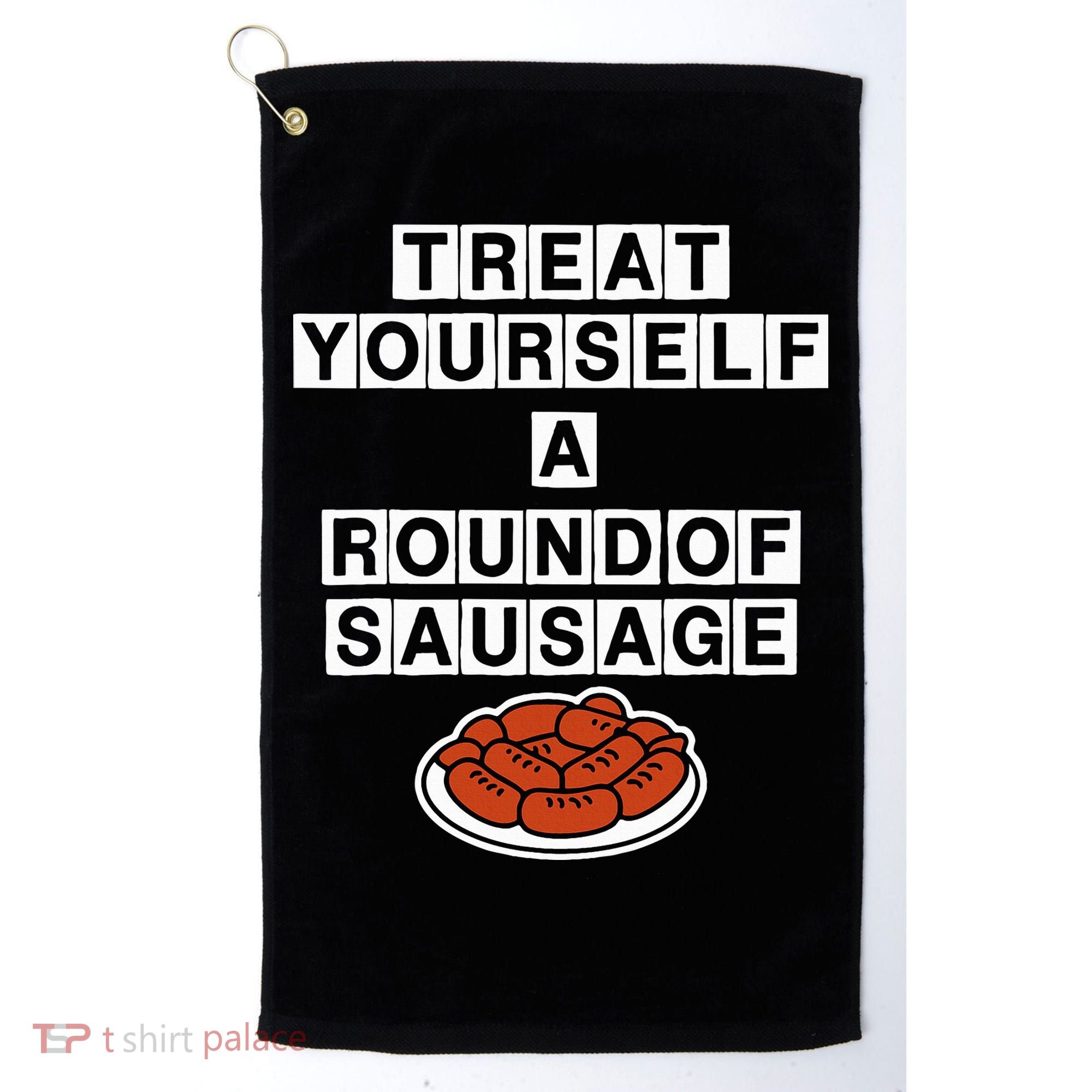 Treat Yourself A Round Of Sausage Golf Towel