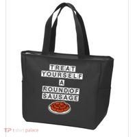 Treat Yourself A Round Of Sausage Tote Bag thumb 3