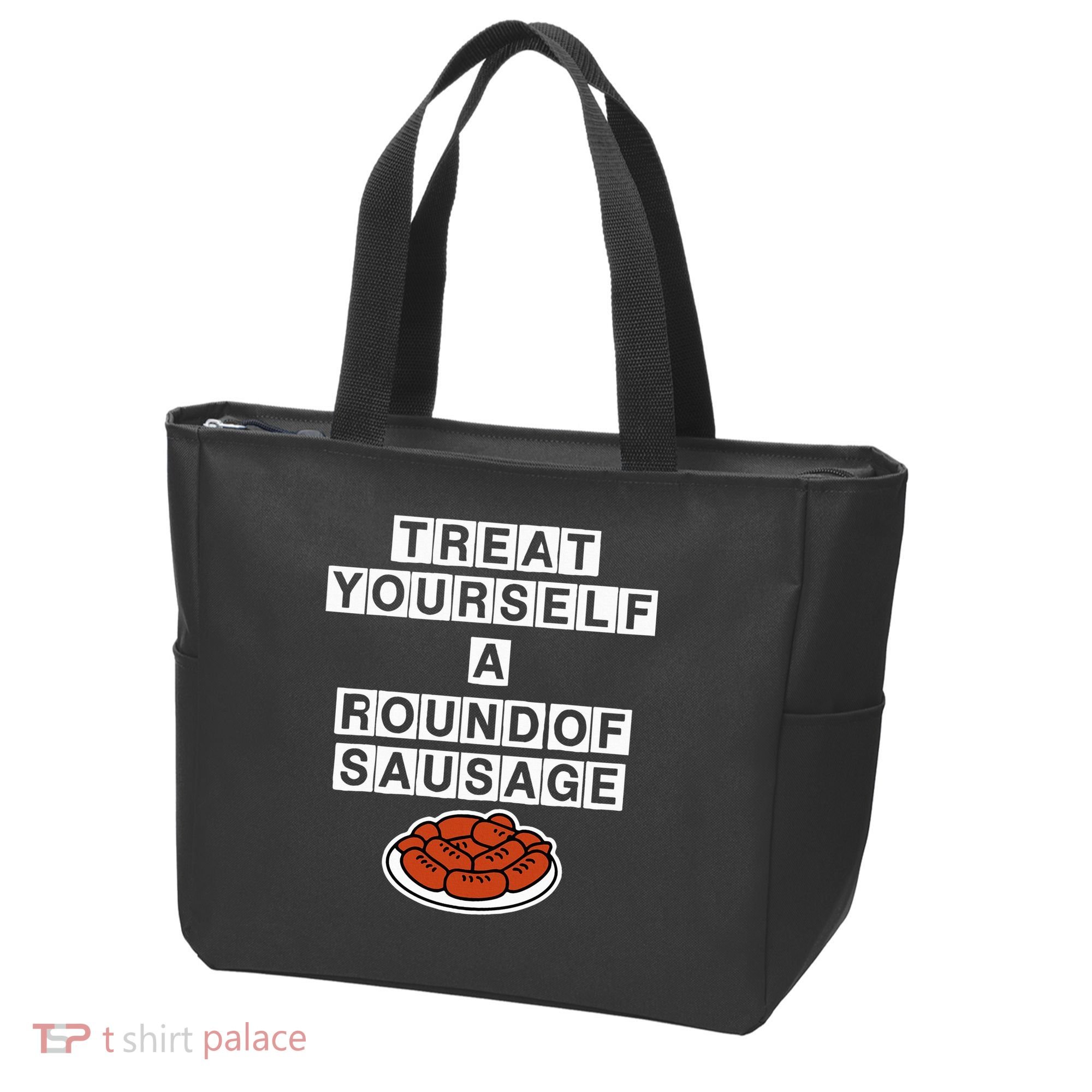 Treat Yourself A Round Of Sausage Tote Bag