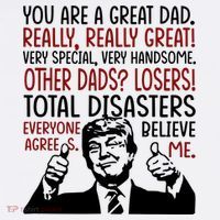 Trump You Are A Great Dad Donald Trump Dad Funny Trump Fathers Day Women's Hoodie thumb 2