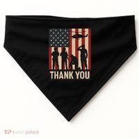 Thank You - American Heroes USA-Made Doggie Bandana thumb 0