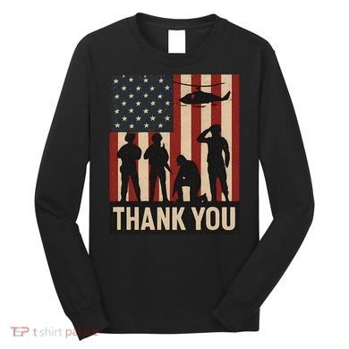 Thank You - American Heroes Long Sleeve Shirt