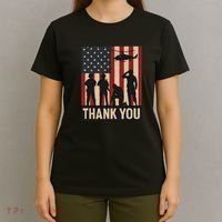 Thank You - American Heroes T-Shirt thumb 4