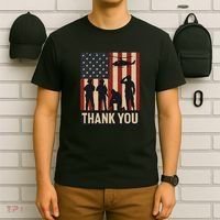 Thank You - American Heroes T-Shirt thumb 6