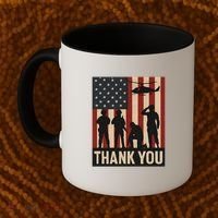 Thank You - American Heroes Coffee Mug thumb 2