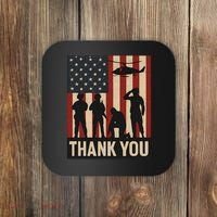 Thank You - American Heroes Coaster thumb 0