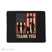 Thank You - American Heroes Mousepad thumb 0