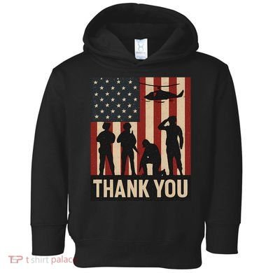 Thank You - American Heroes Toddler Hoodie