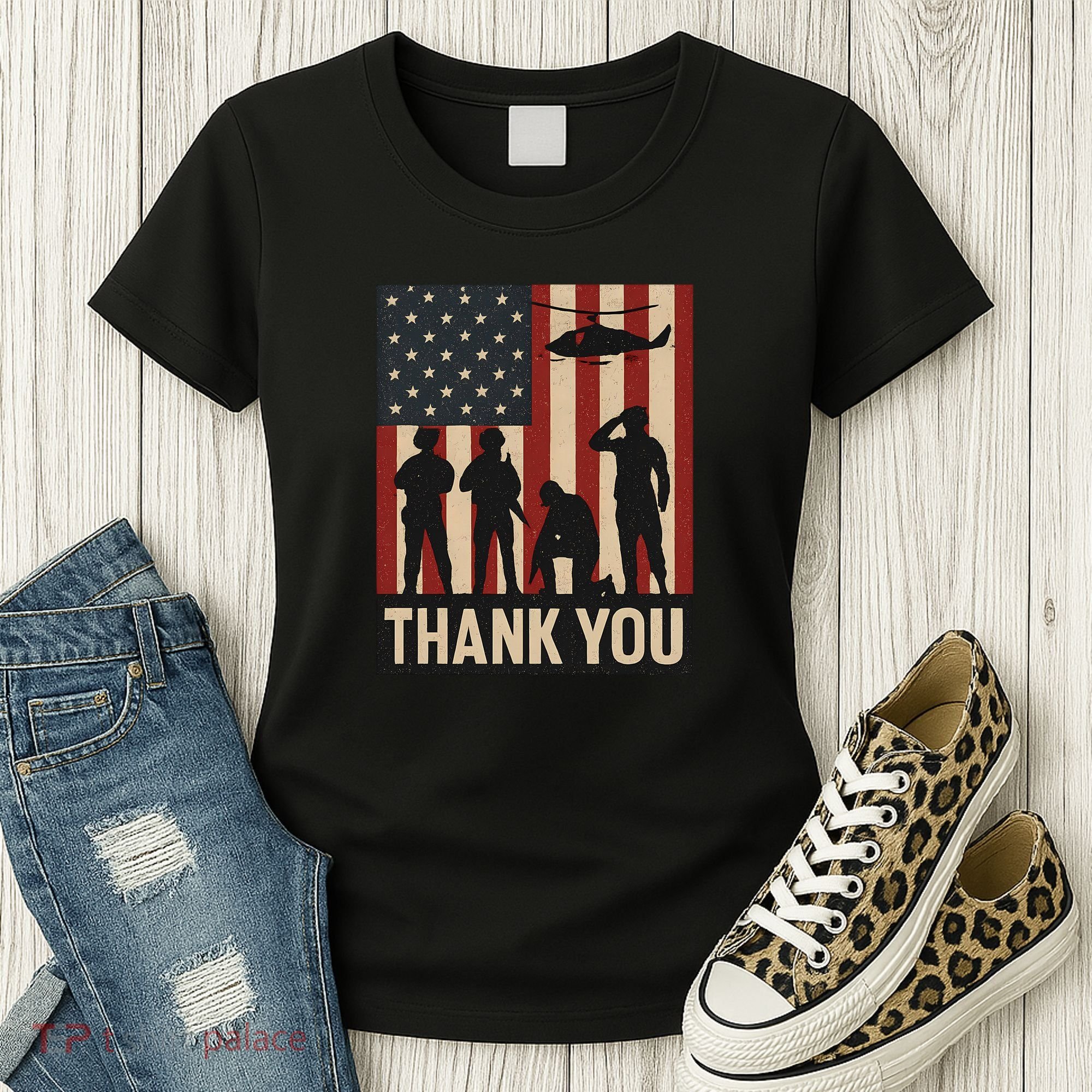 Thank You - American Heroes Women's T-Shirt