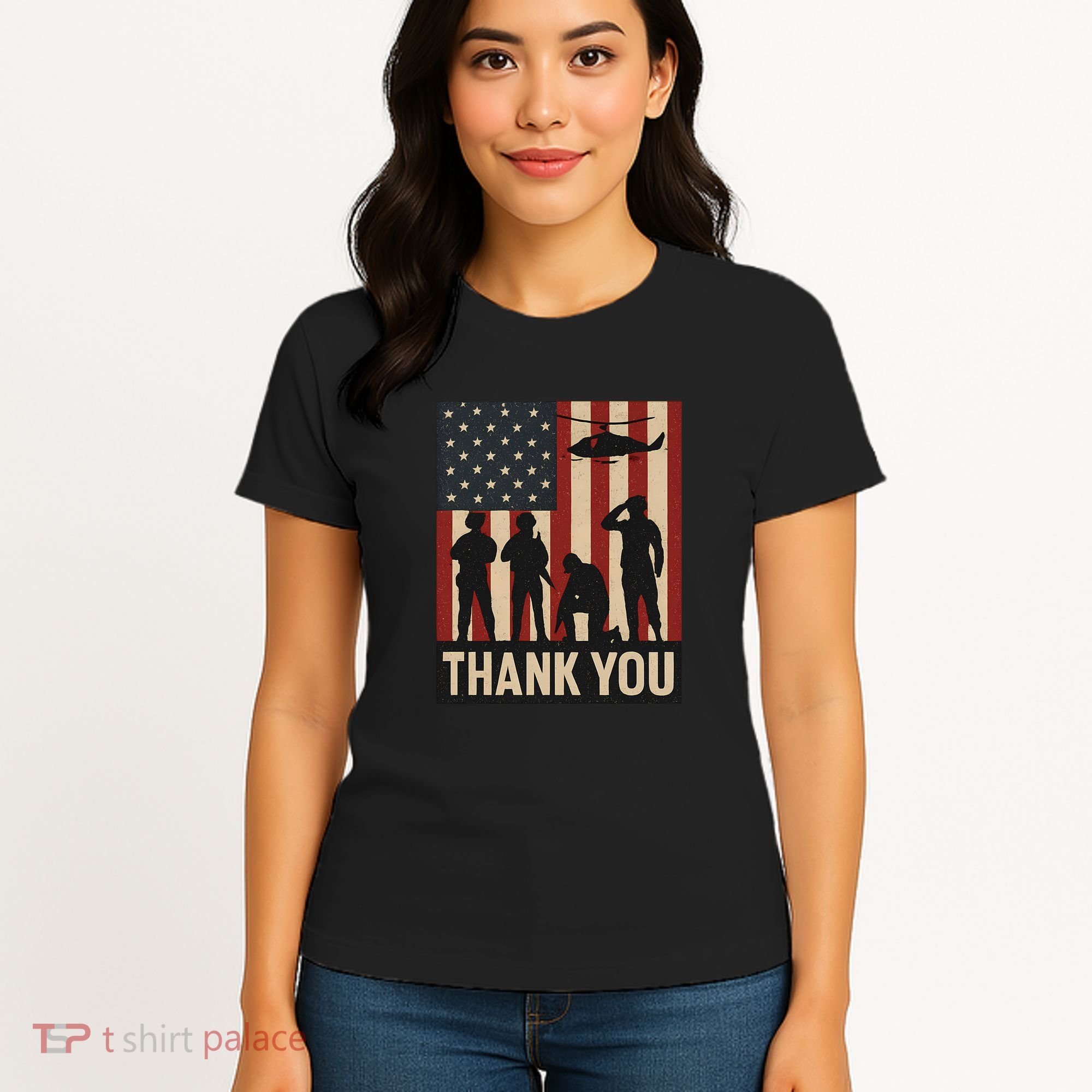 Thank You - American Heroes Women's T-Shirt