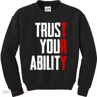 Trust Your Ability Try Kids Sweatshirt thumb 0